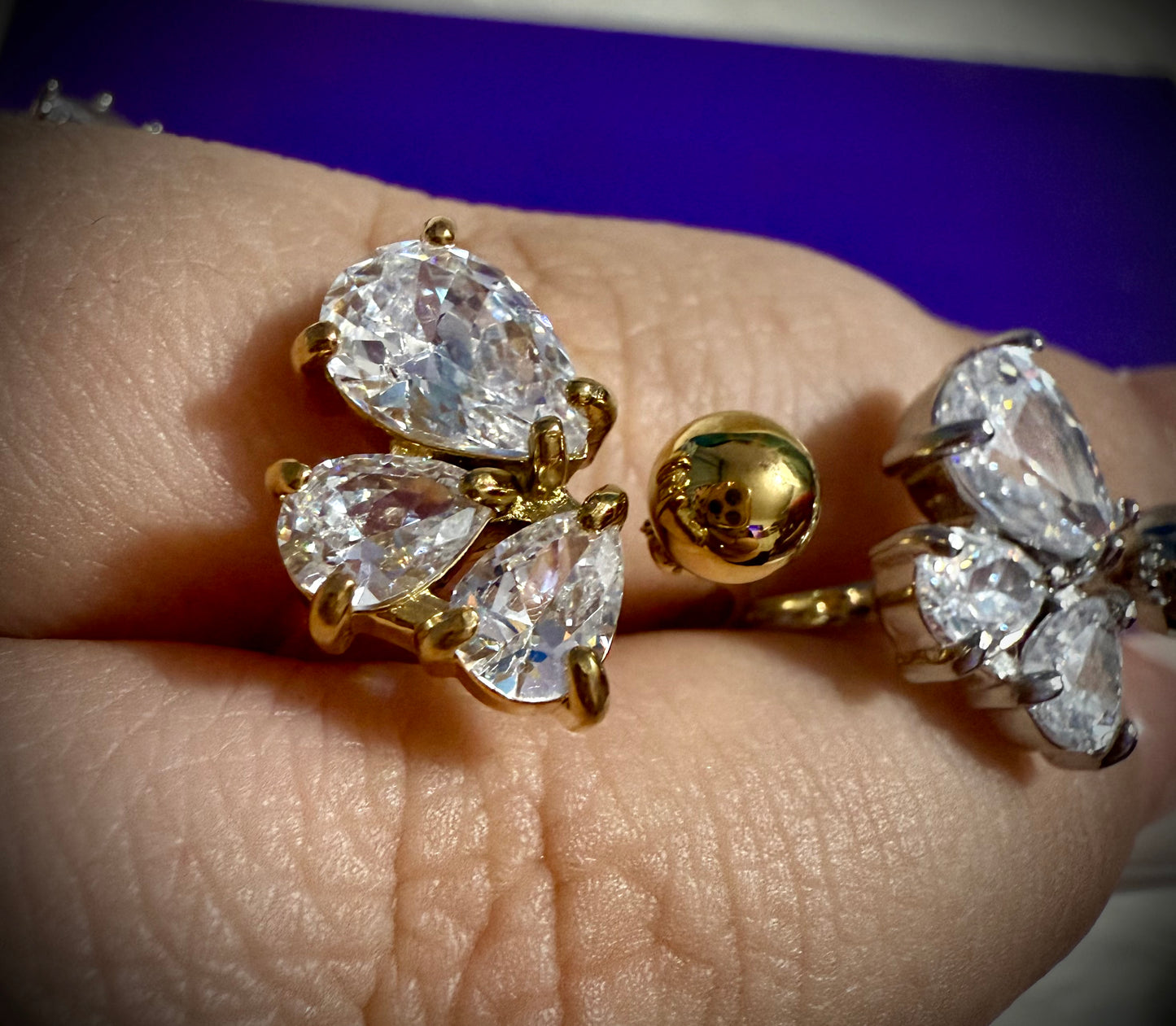 Anillo 3 diamantes