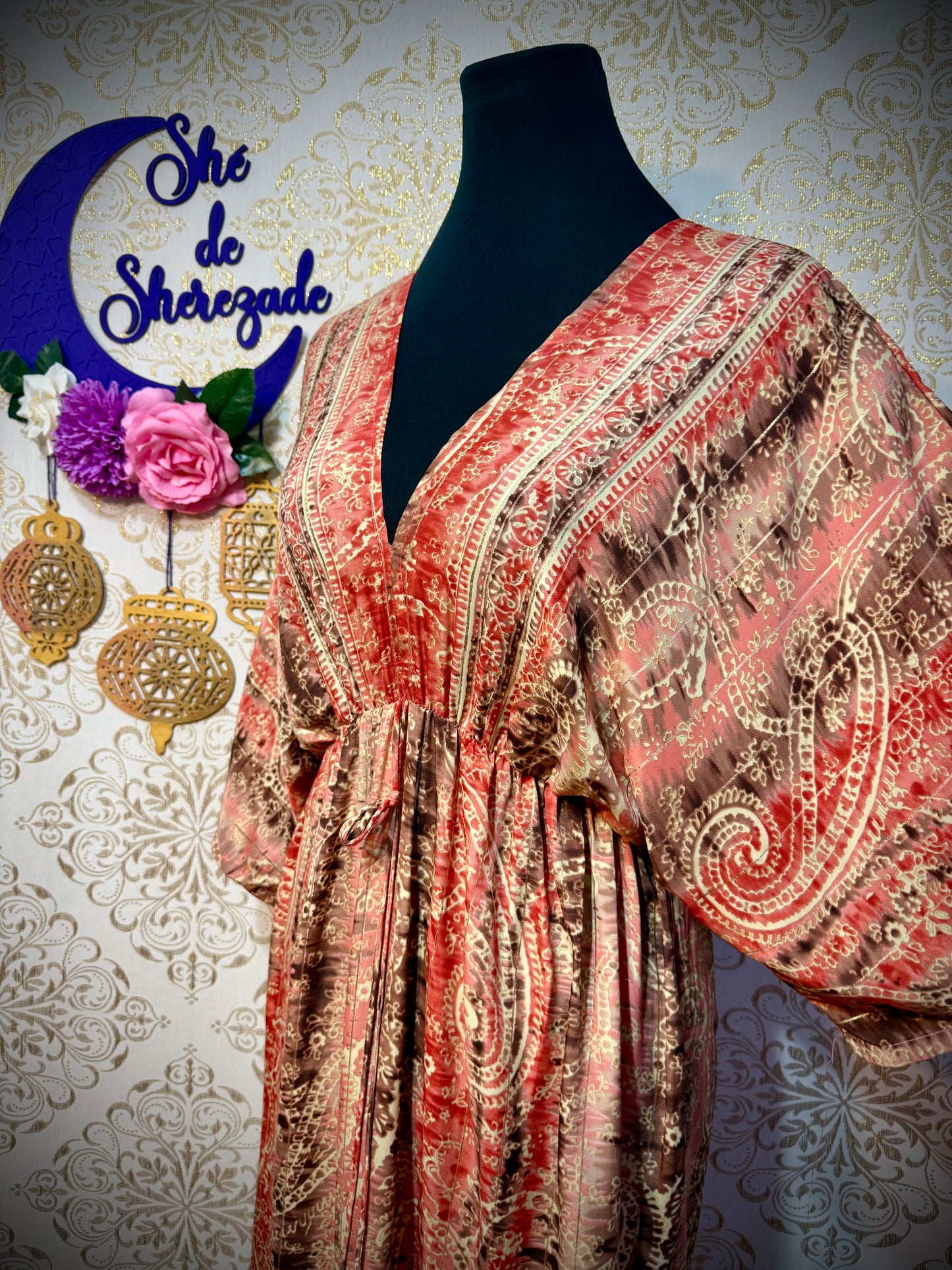 *Vestido seda