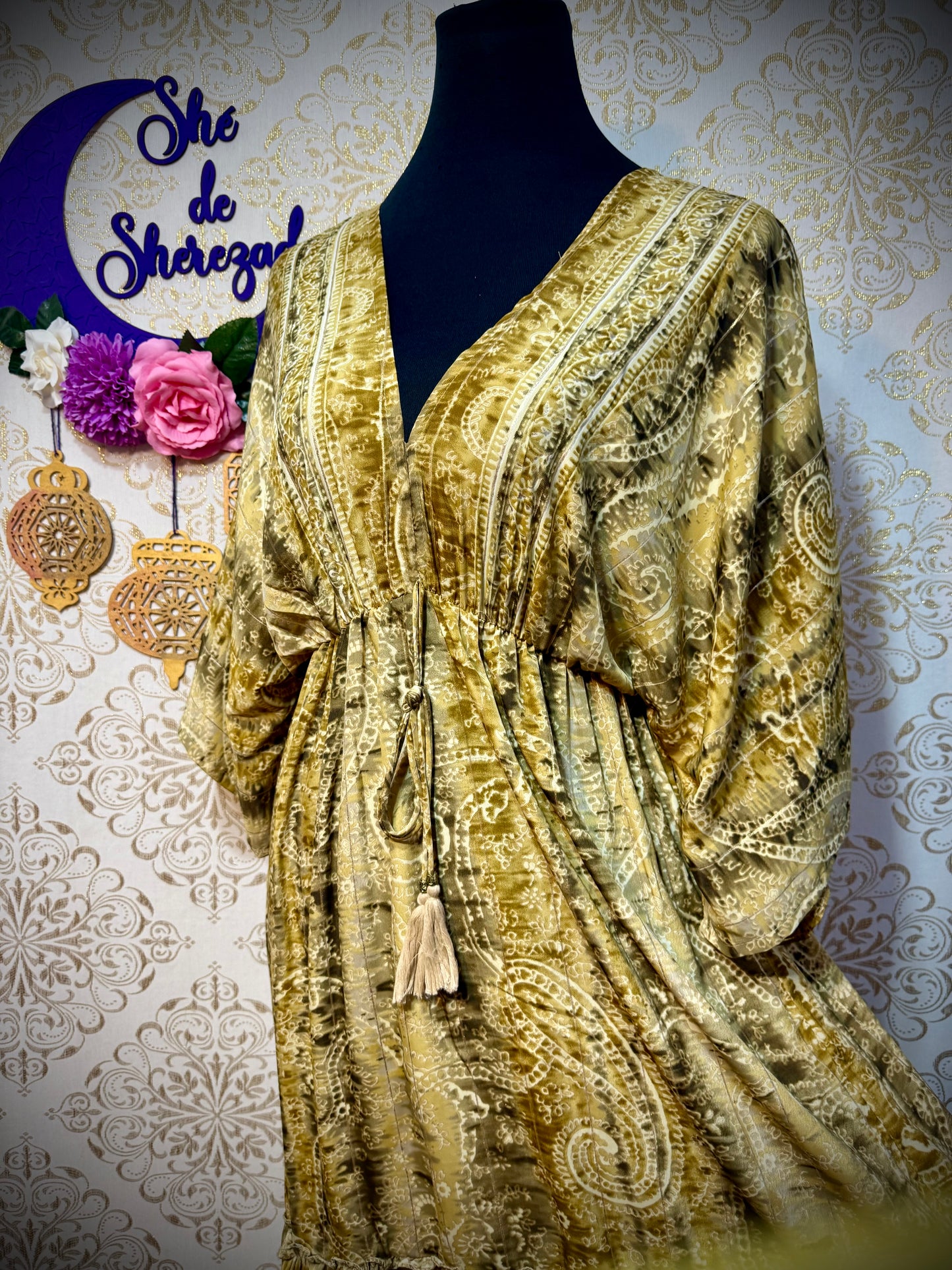 *Vestido seda