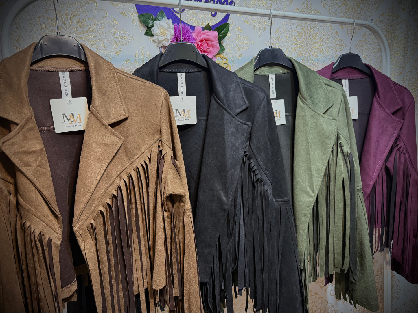 *Chaqueta flecos