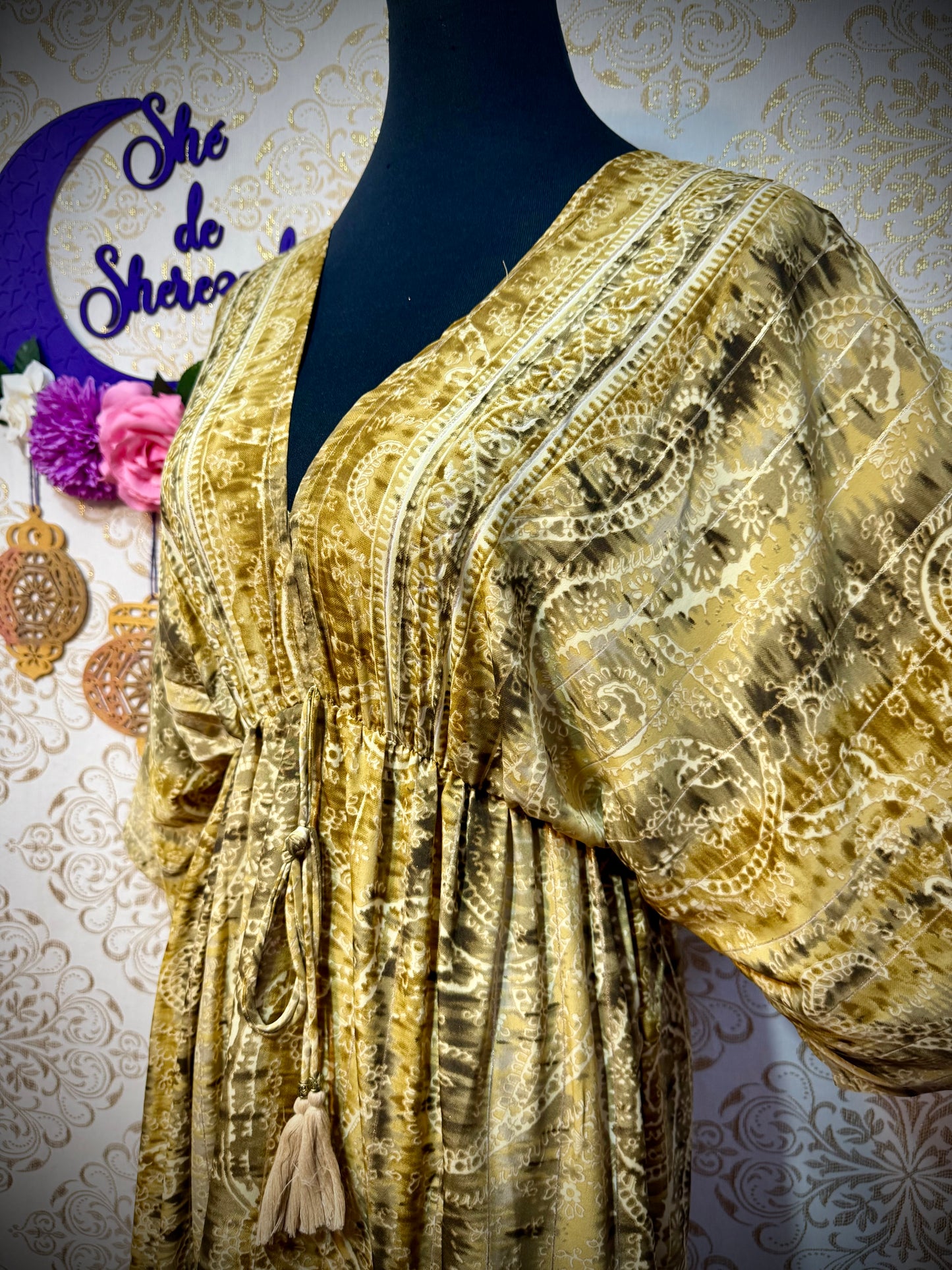 *Vestido seda
