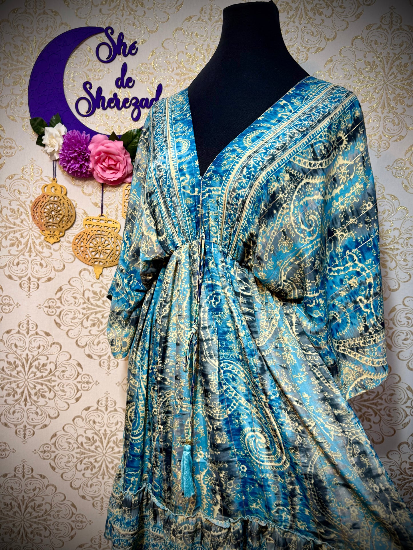 *Vestido seda