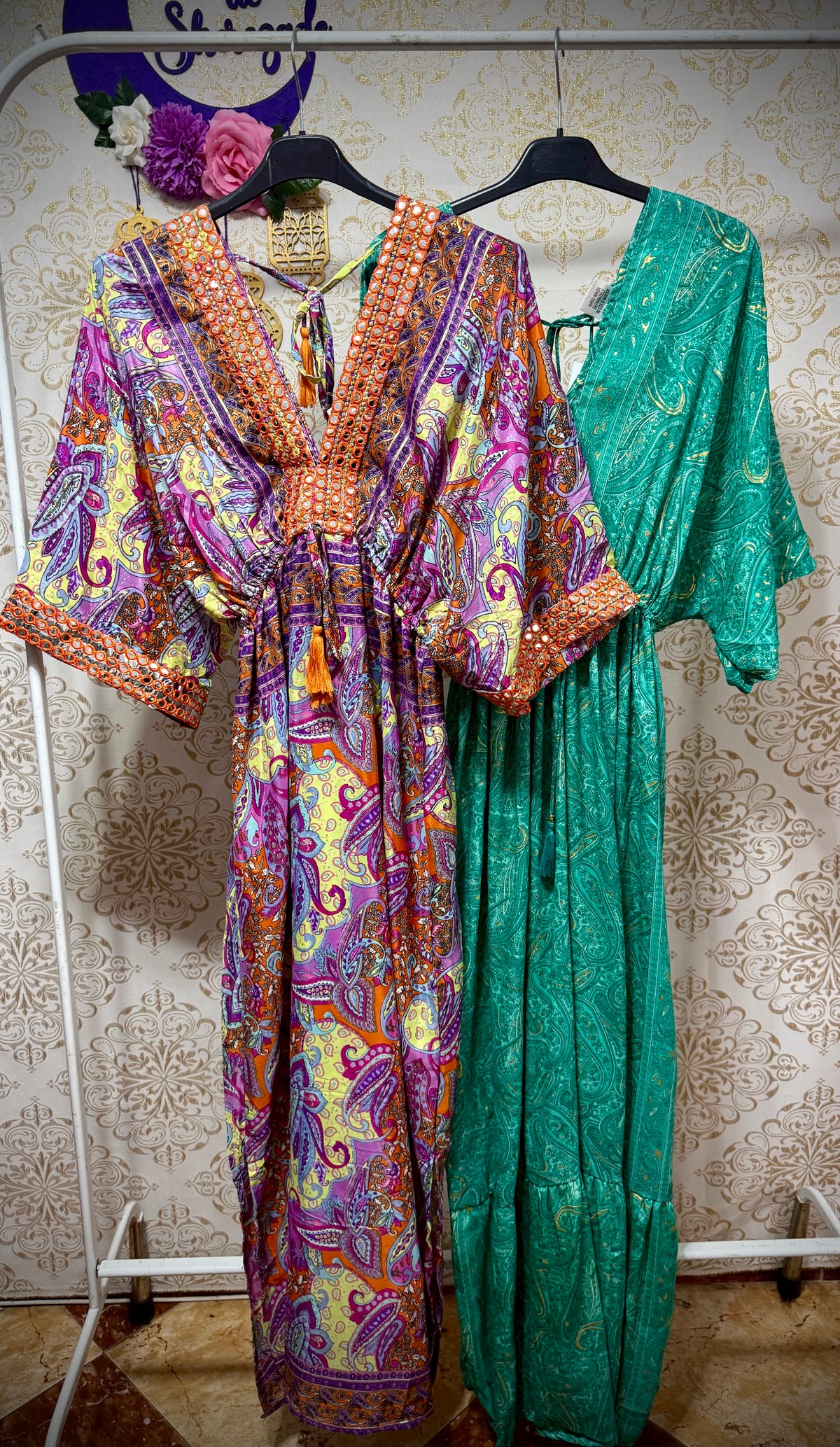 *Vestido seda