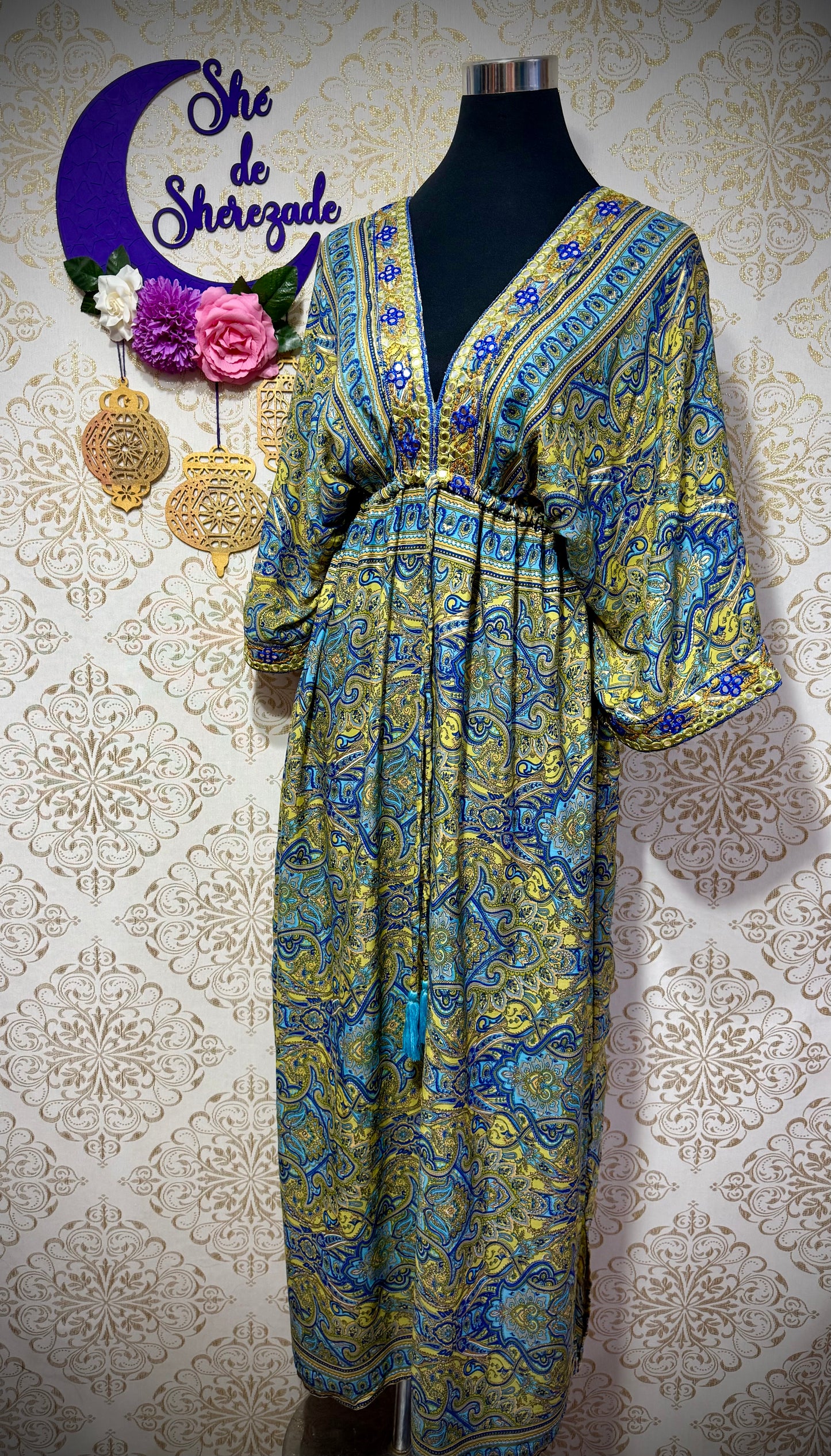 *Vestido Indio bordado