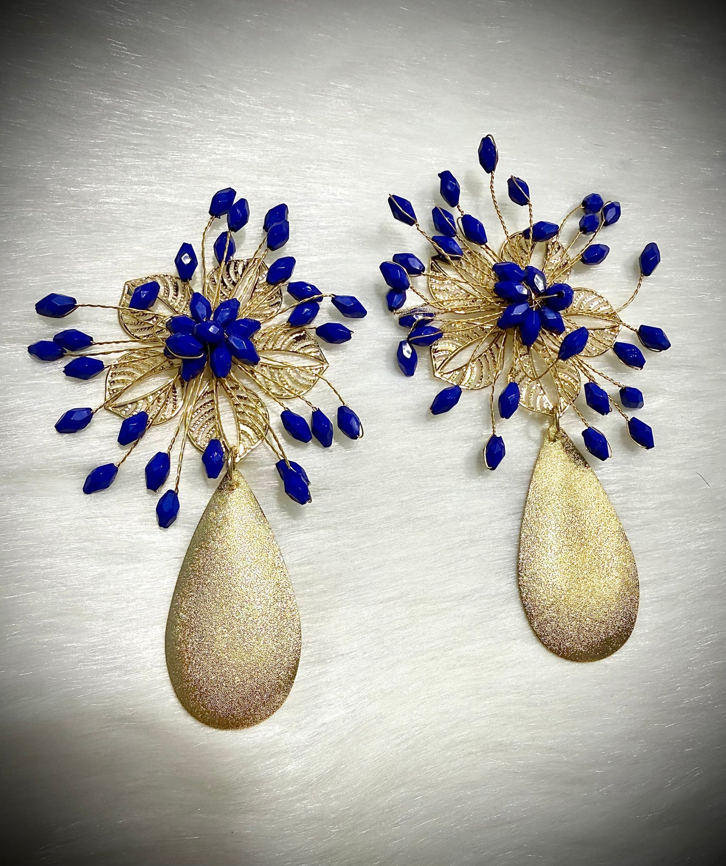 Pendientes joya flor