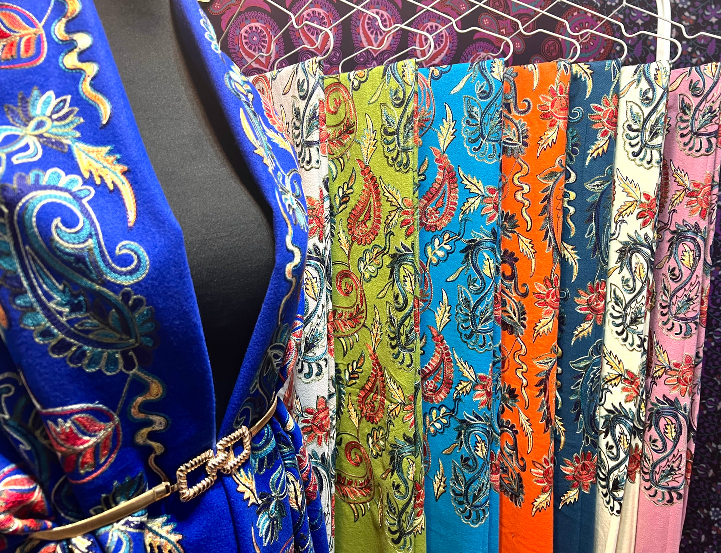 Pashminas bordadas