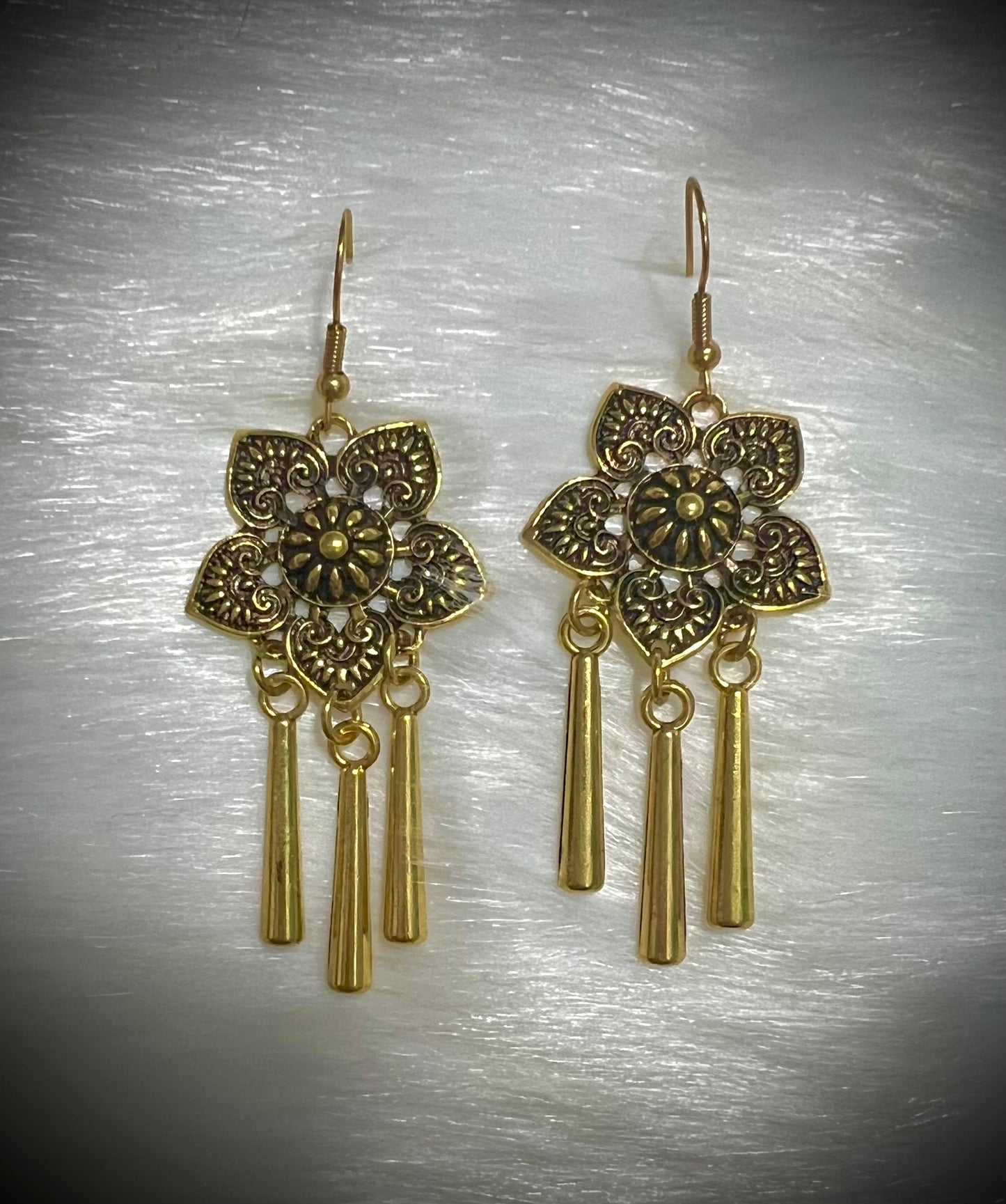 Pendientes flor