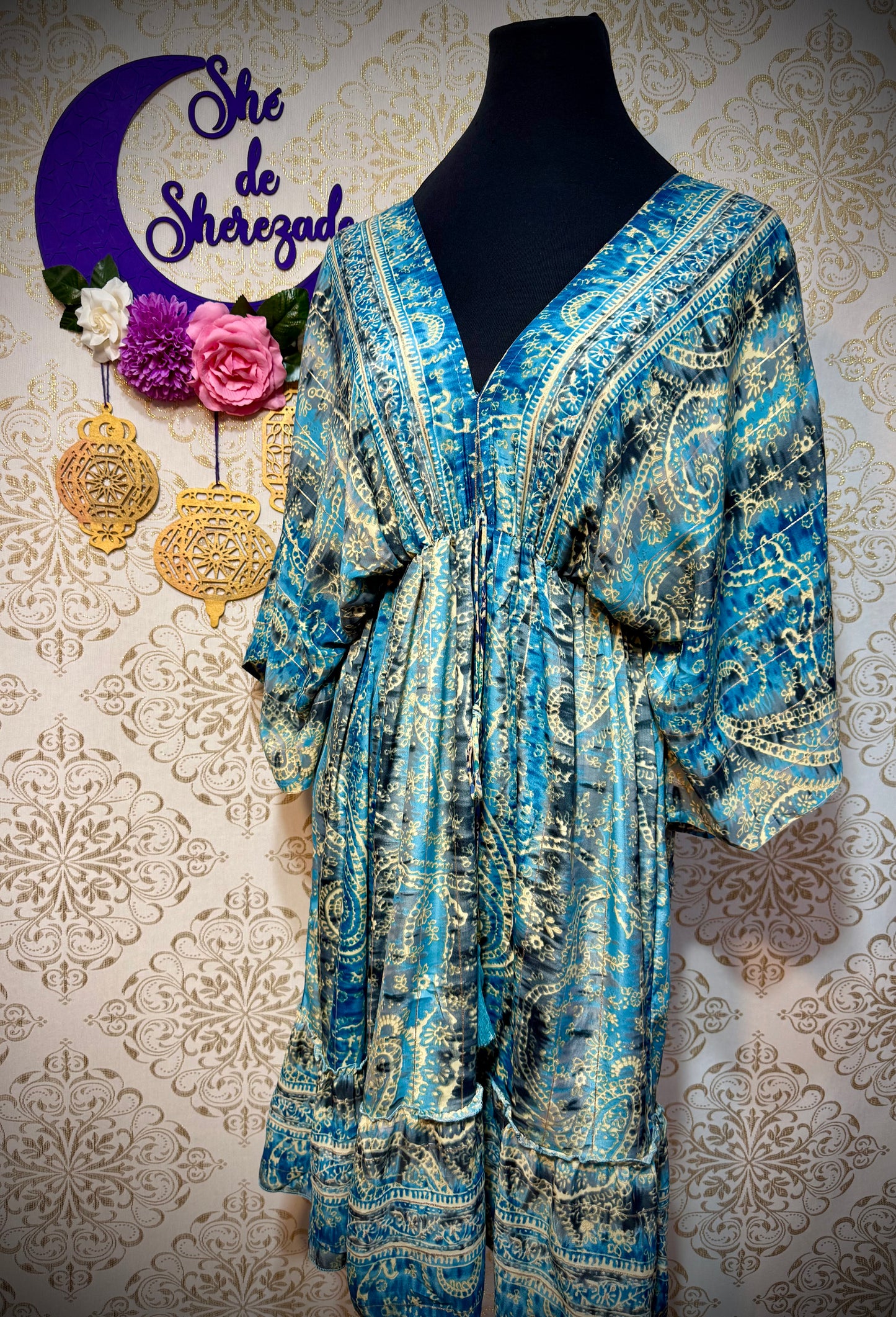 *Vestido seda