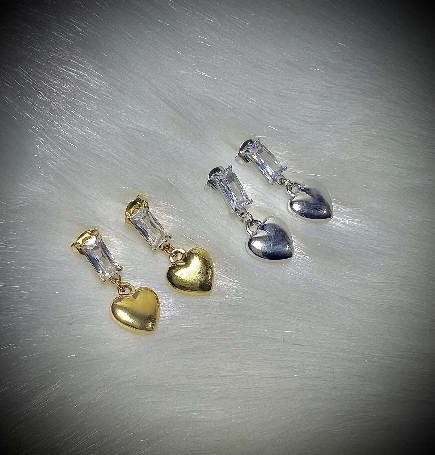 Pendientes corazón