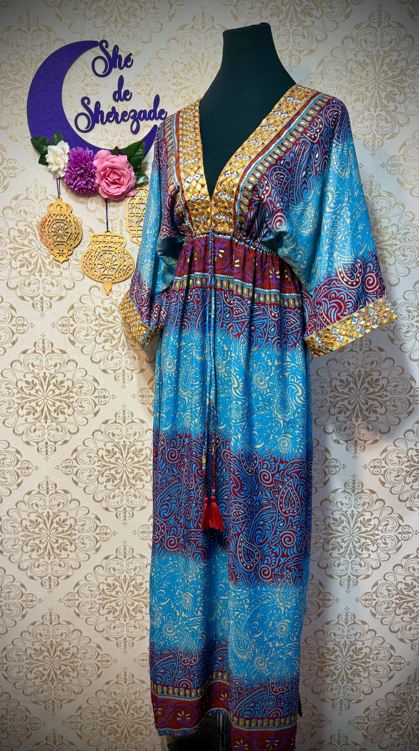 *Vestido Indio bordado