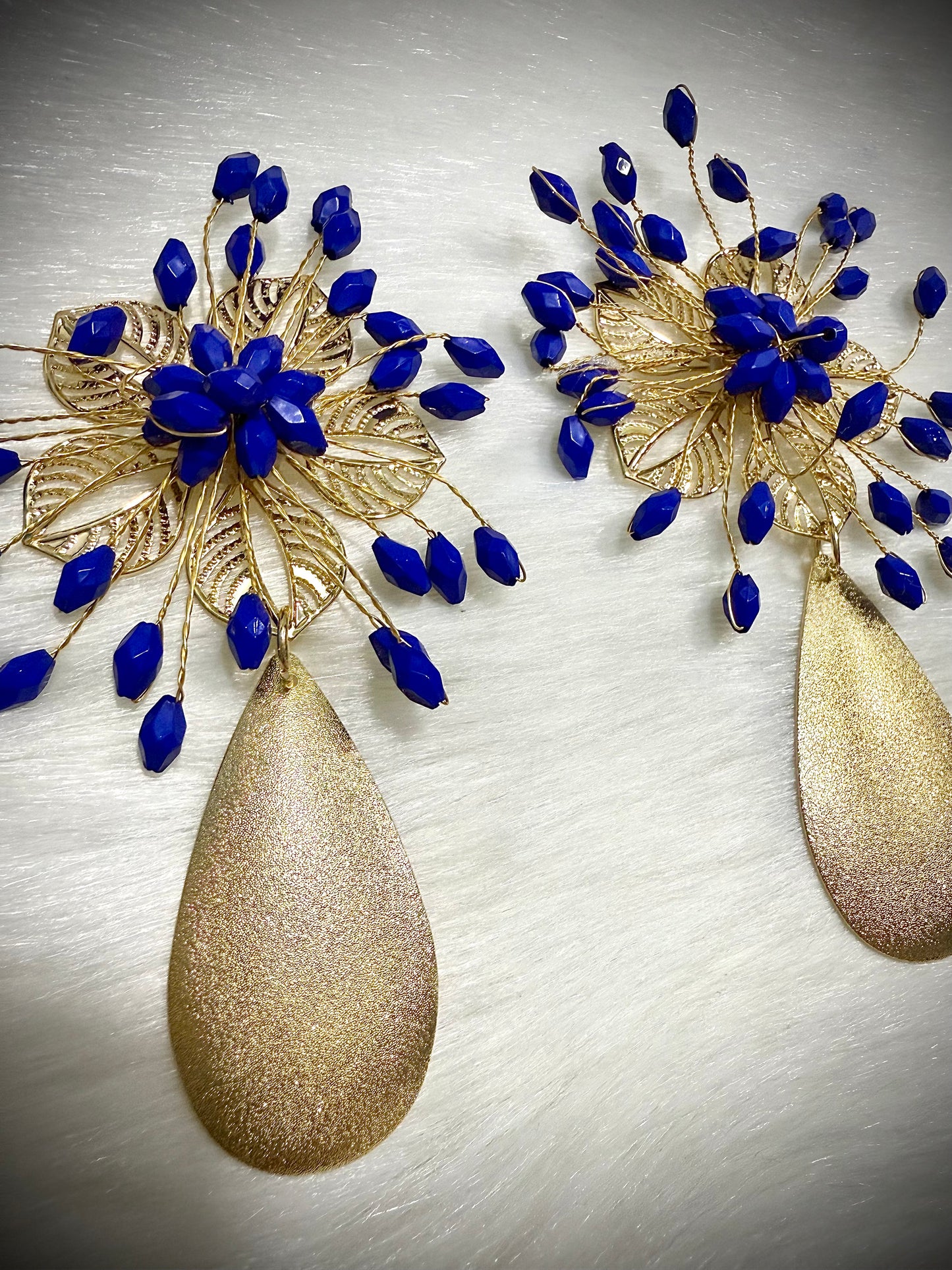 Pendientes joya flor