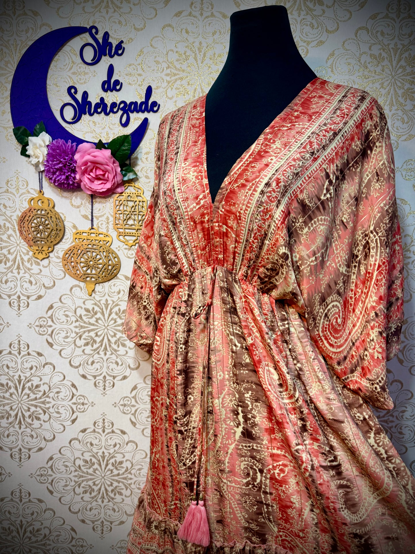 *Vestido seda