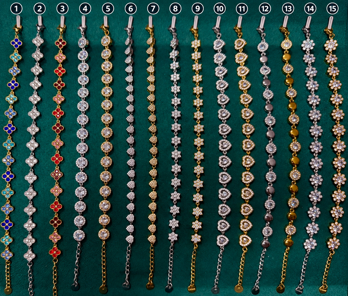 *Pulseras circonitas