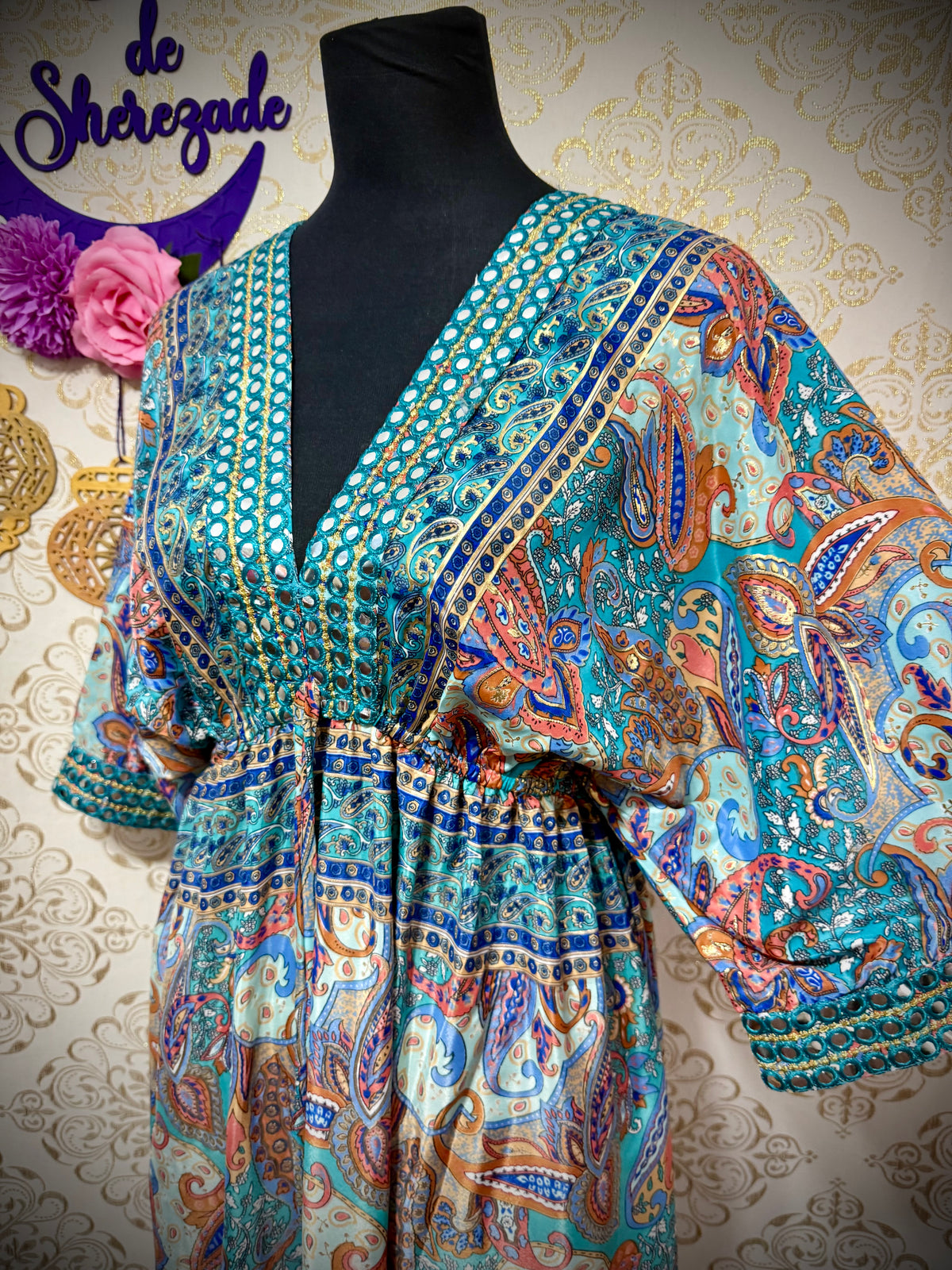 *Vestido seda
