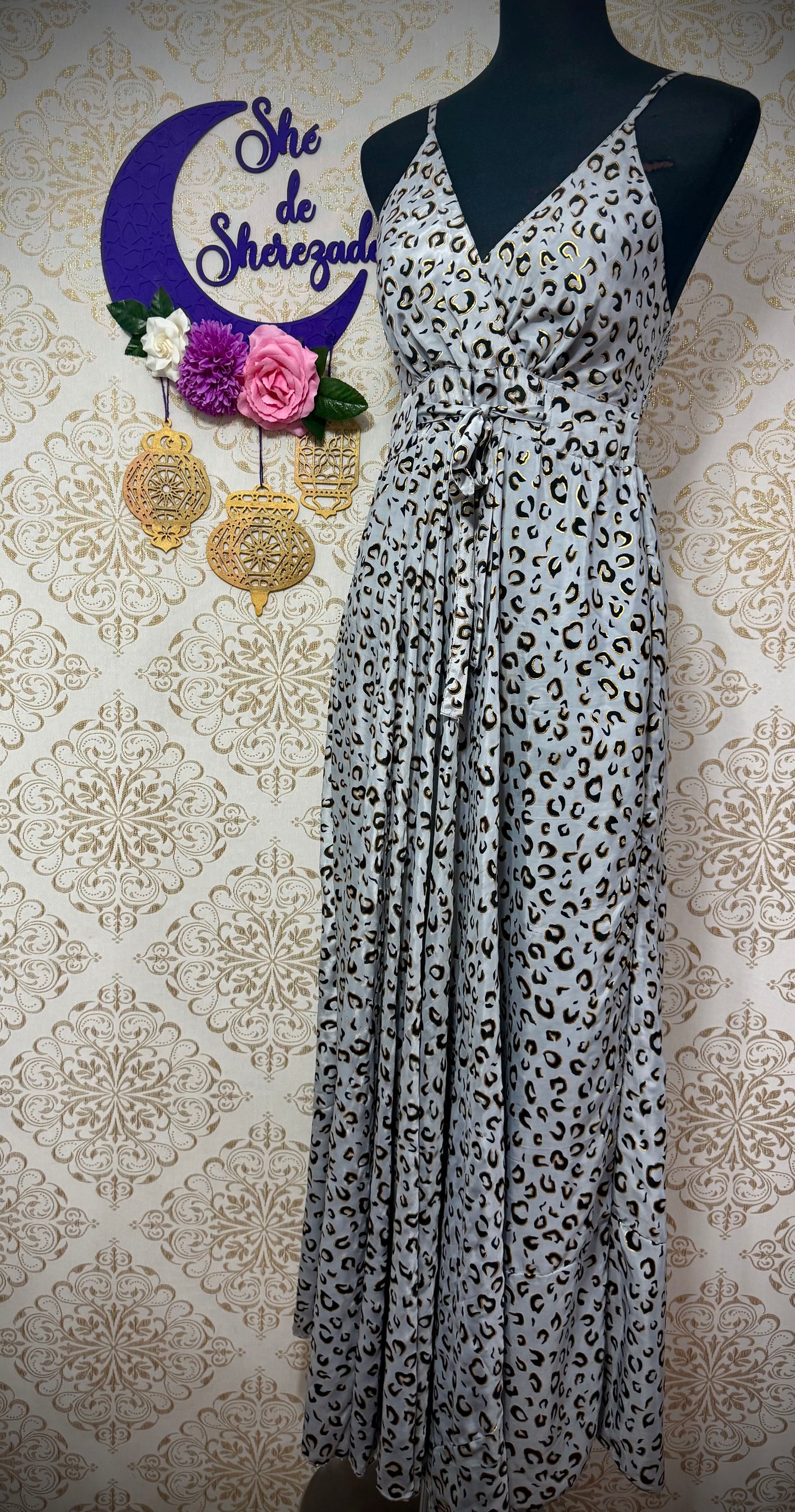 *Vestido leopardo