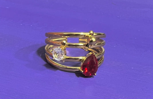 Anillo rubí