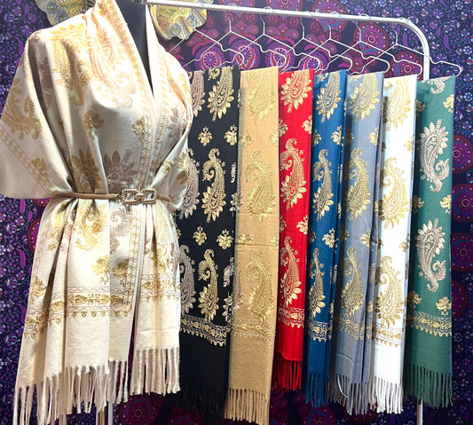 Pashminas bordadas