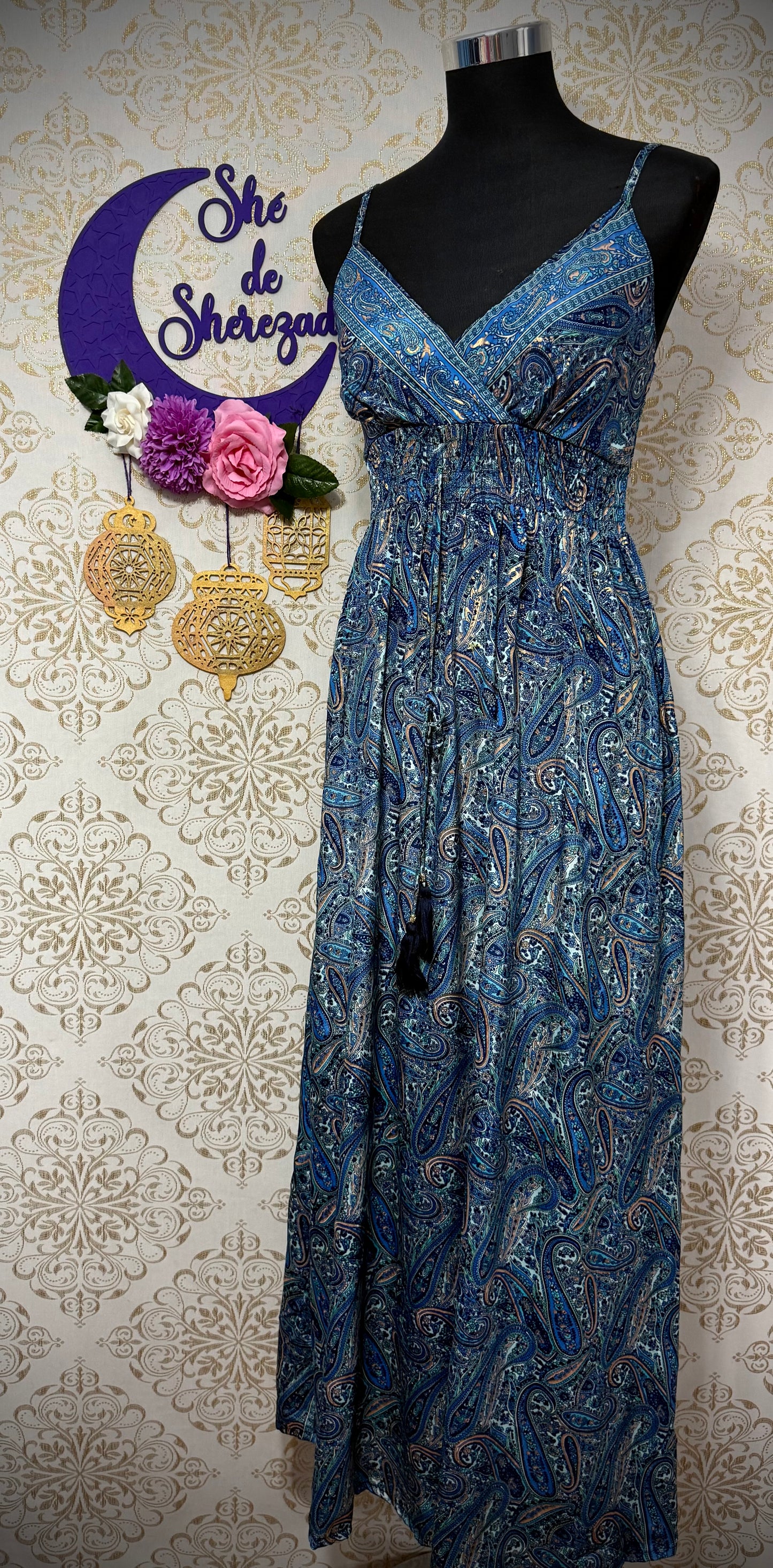 *Vestido seda