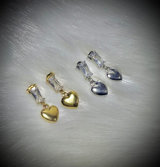 Pendientes corazón