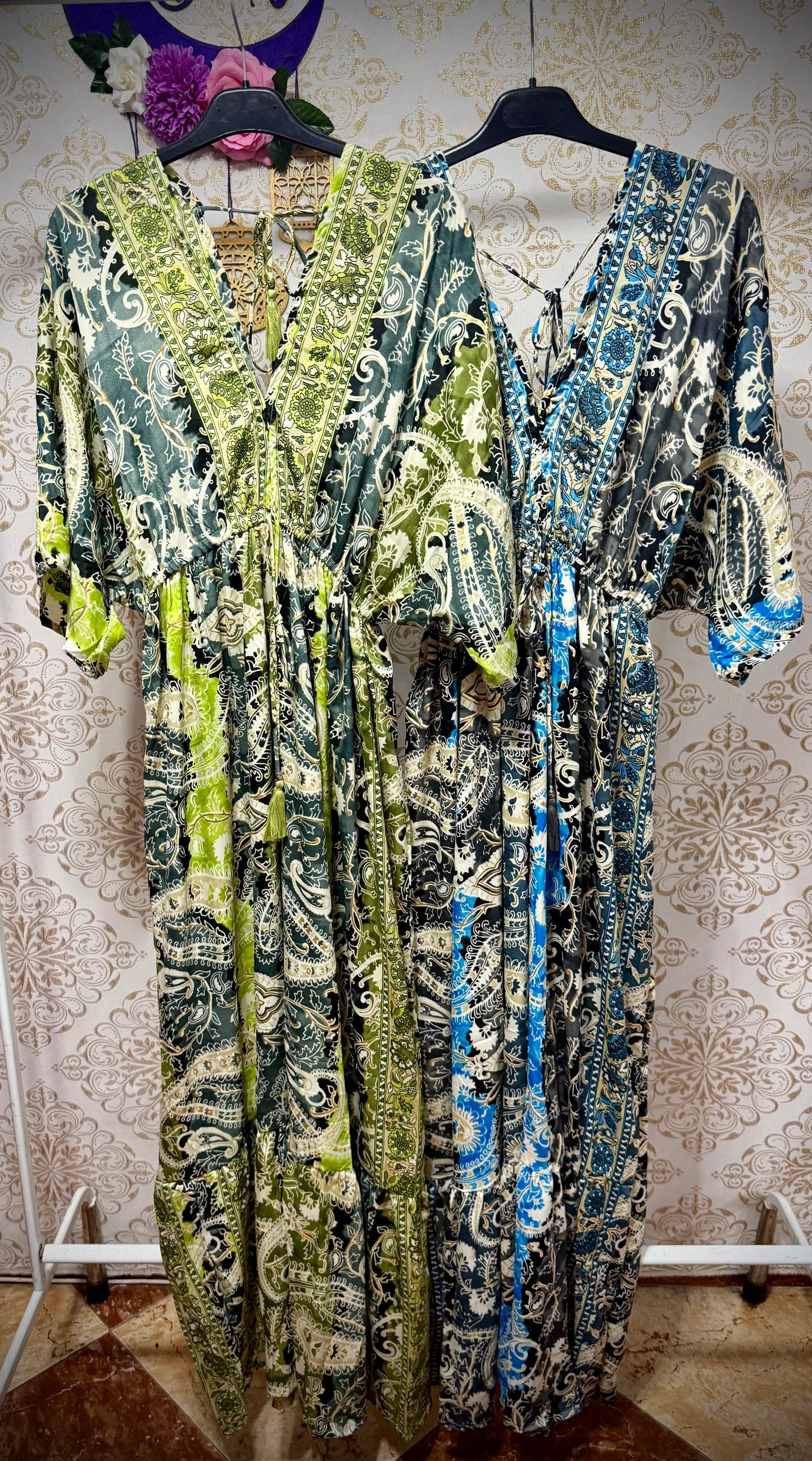 *Vestido seda