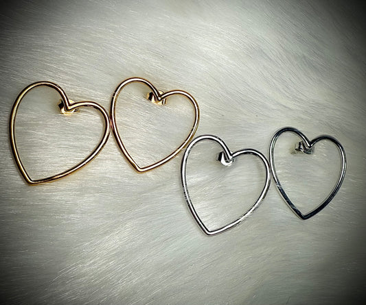 Pendientes corazón