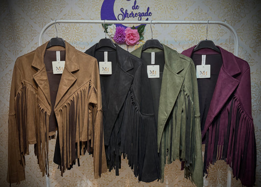 *Chaqueta flecos