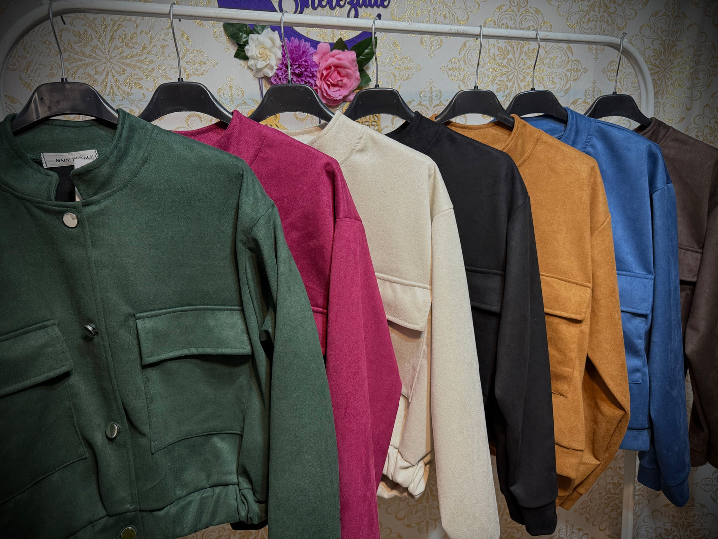 *Chaqueta bomber lisa