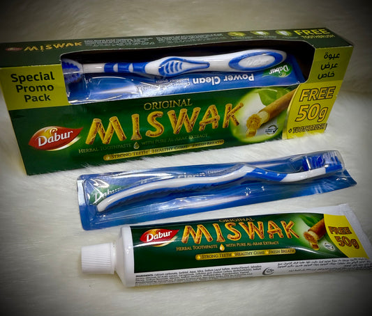 *Pasta de dientes Miswak