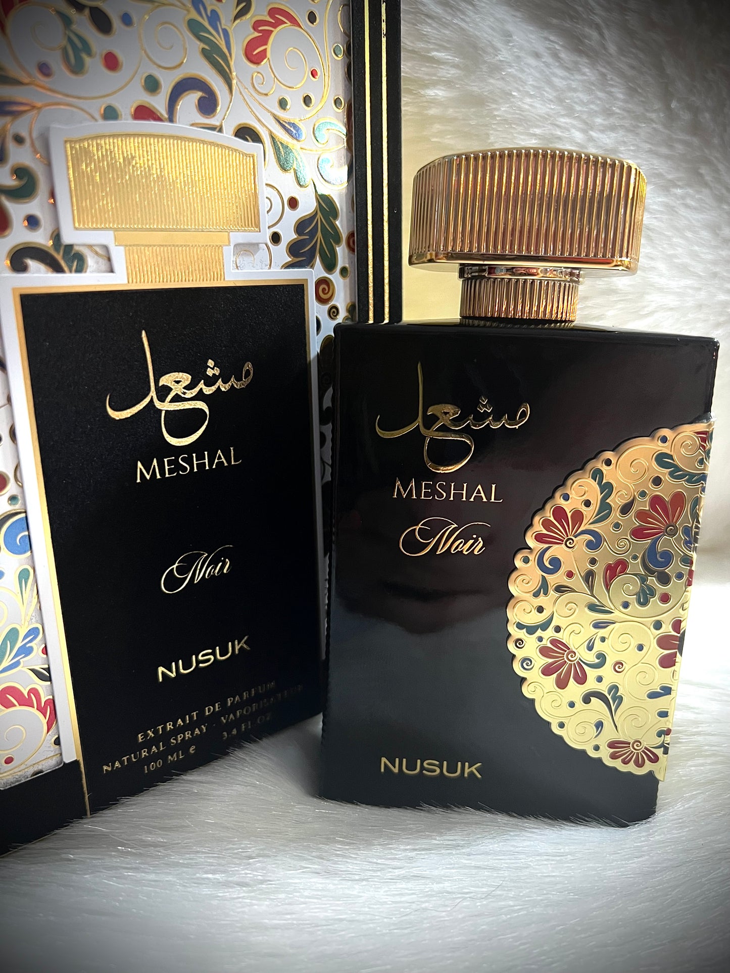 Perfume árabe Meshal Noir