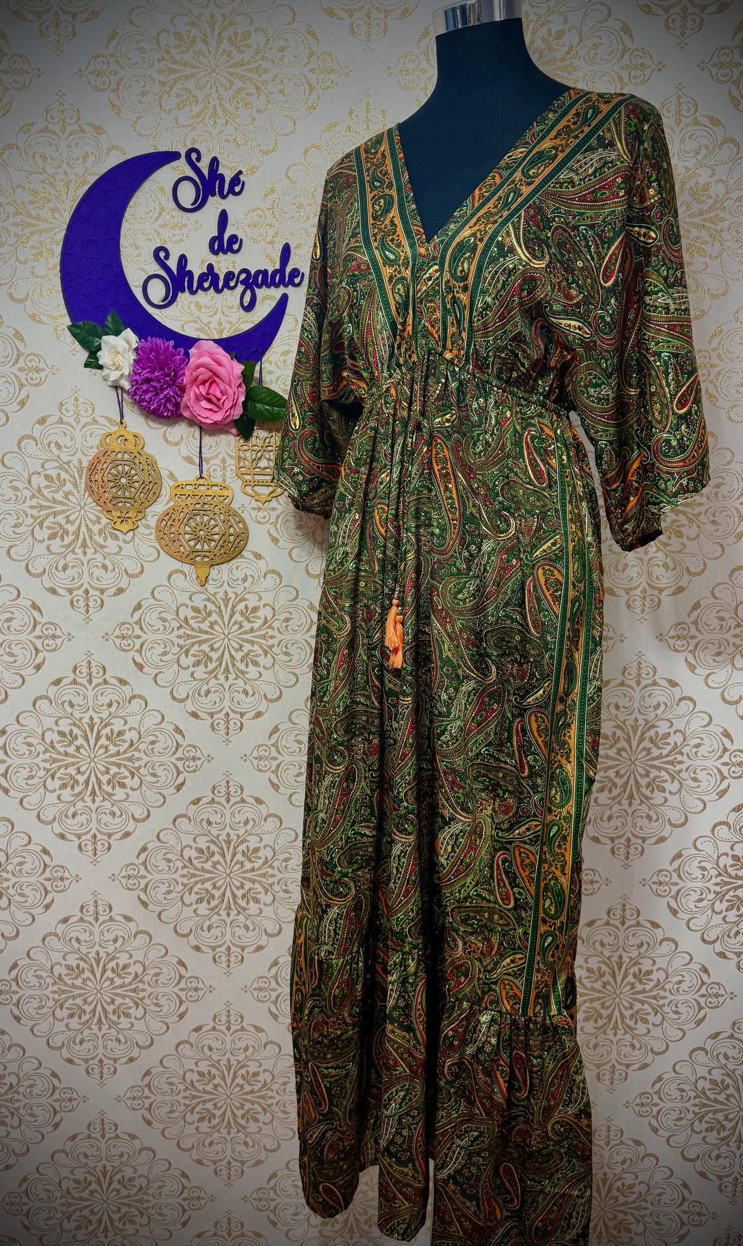 *Vestido seda