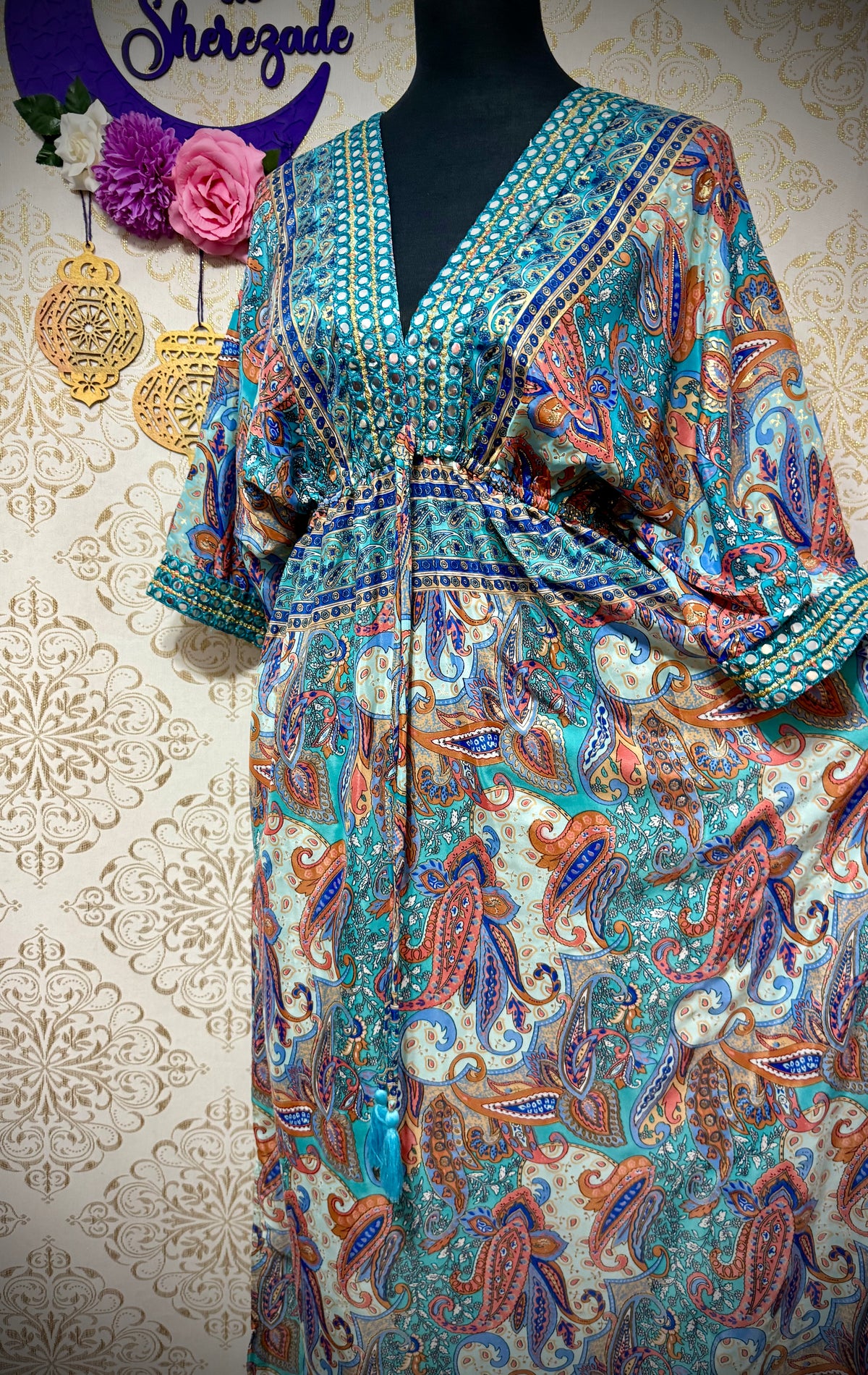 *Vestido seda