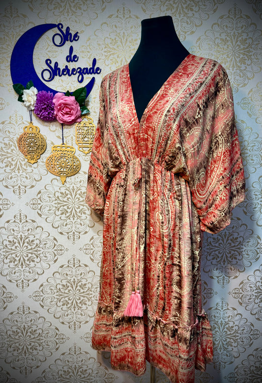 *Vestido seda