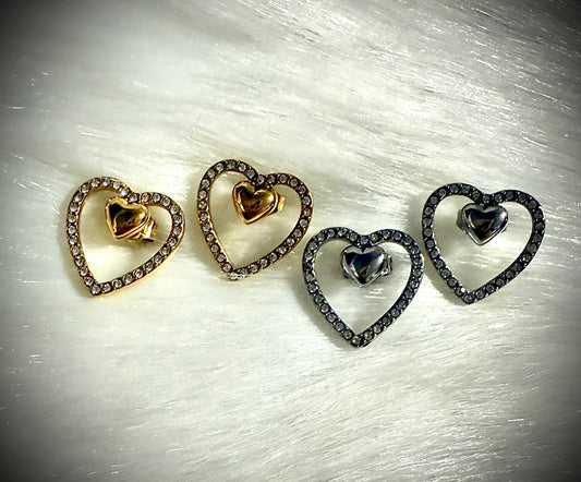 Pendientes corazón