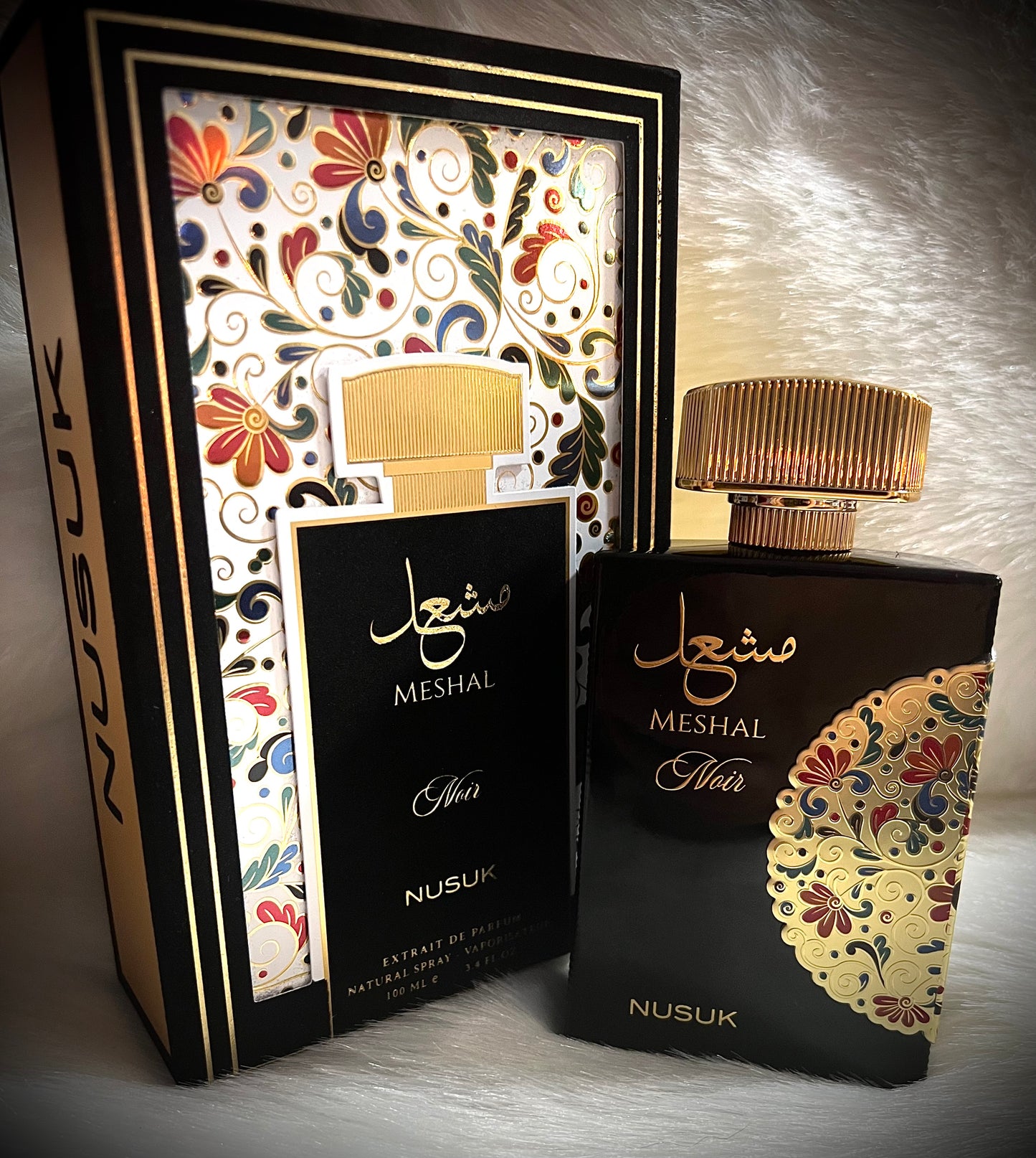 Perfume árabe Meshal Noir