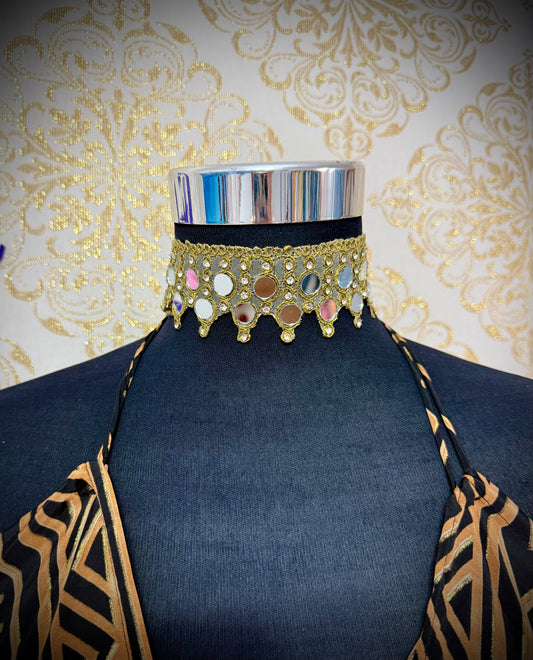 *Collar espejo