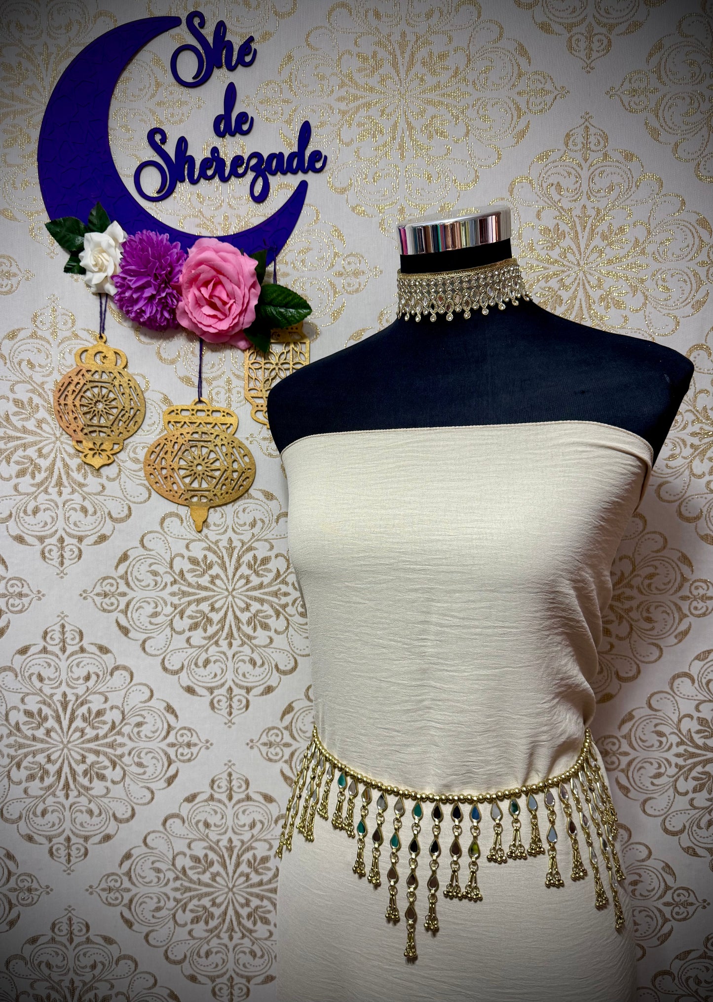 *Collar espejo