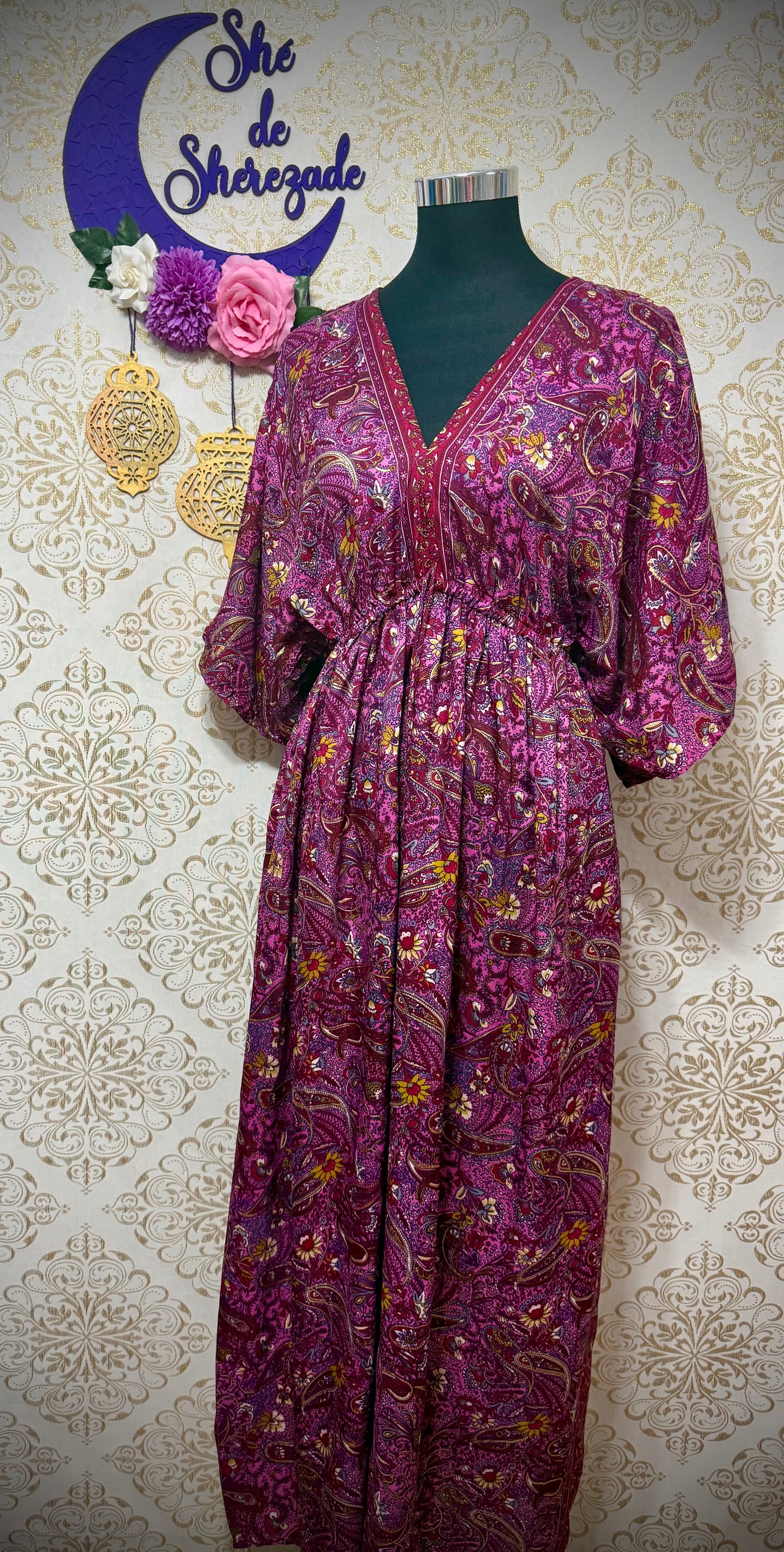 *Vestido seda