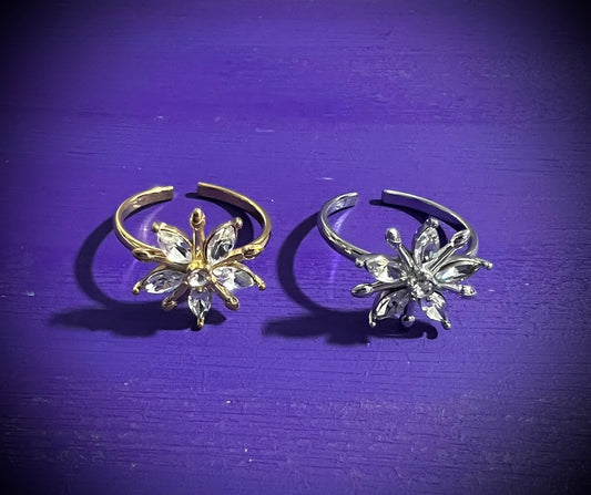 Anillo flor
