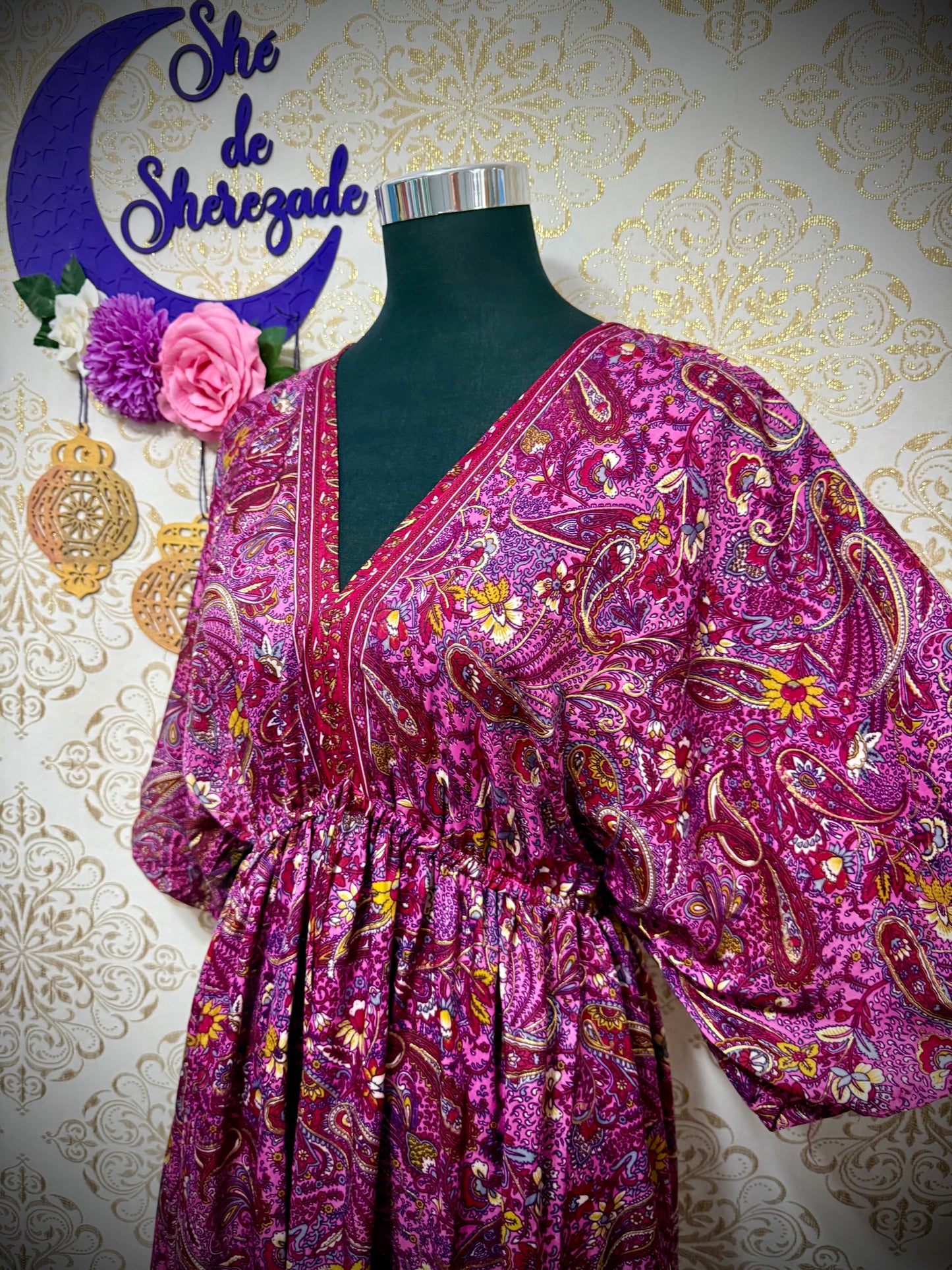 *Vestido seda
