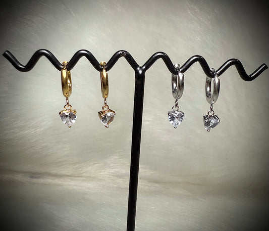 Pendientes diamantes