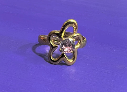 Anillo flor