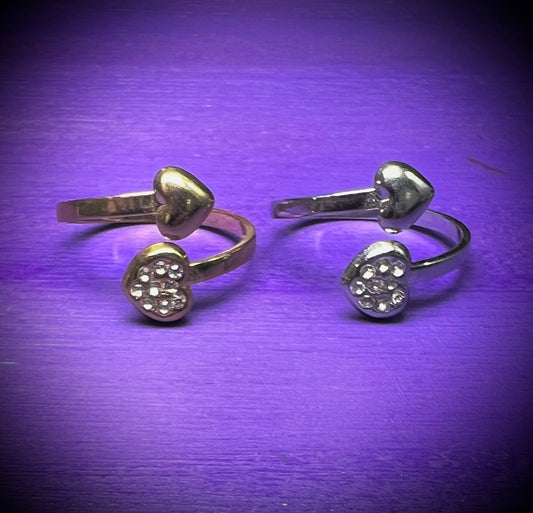 Anillo corazones