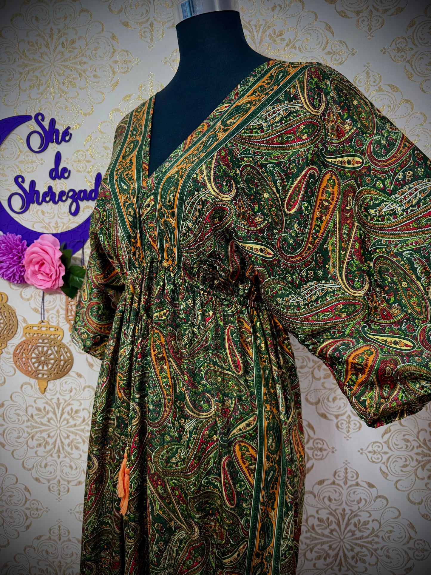 *Vestido seda