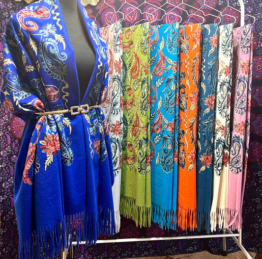 Pashminas bordadas