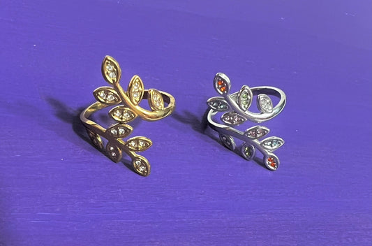 Anillo hojas