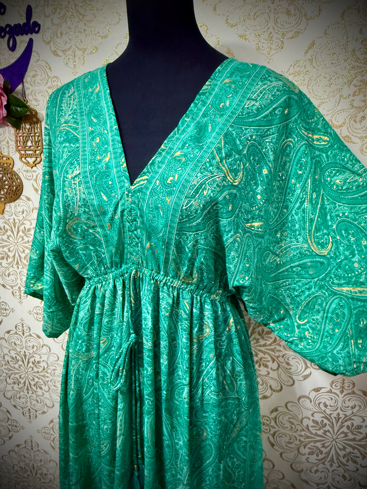 *Vestido seda