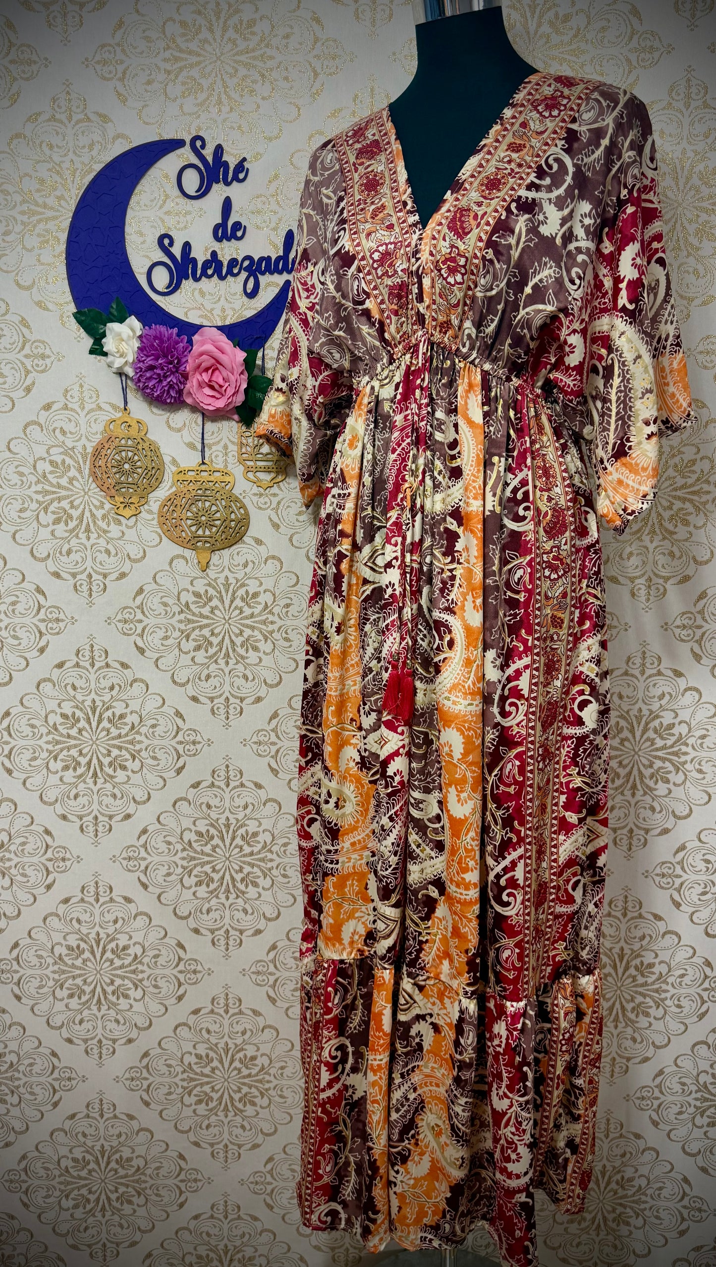 *Vestido seda