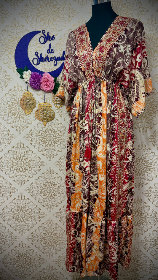 *Vestido seda